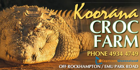Koorana Saltwater Crocodile Farm - Mackay Tourism 0