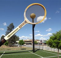 Barellans Big Tennis Racquet - Mackay Tourism