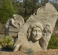 Heritage Sculptures at Pensioners Hill Lookout - Mackay Tourism