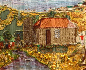 Adaminaby Memorial Hall Stage Curtain - Mackay Tourism 1