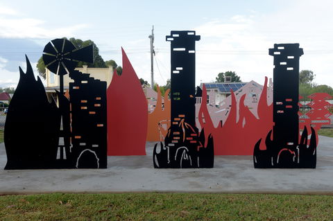 Lyrics, Landscapes And Lintels - Leeton Public Art Trail - Mackay Tourism 0