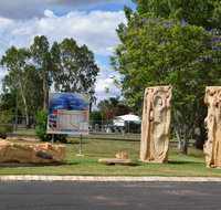 The Fossilised Forest Sculpture - Mackay Tourism