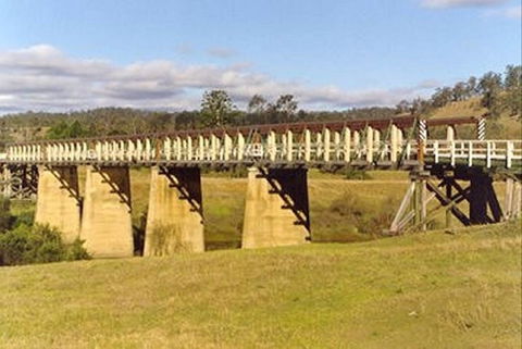 Historic Tabulam DeBurgh Timber Bridge - Mackay Tourism 0