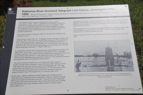 Katherine Overland Telegraph Pylons - Mackay Tourism 2