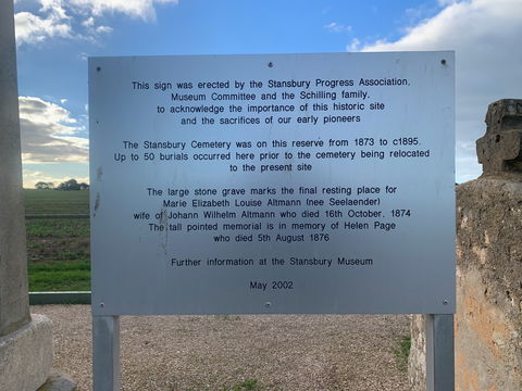 Stansbury Historic Cemetery - Mackay Tourism 2