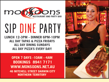 Monsoons Restaurant And Party Bar - Mackay Tourism 2