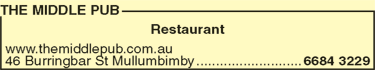 The Middle Pub - Mackay Tourism 7