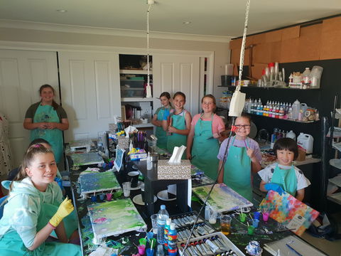 School Holidays - Kids Art Class - Painting - Mackay Tourism 0
