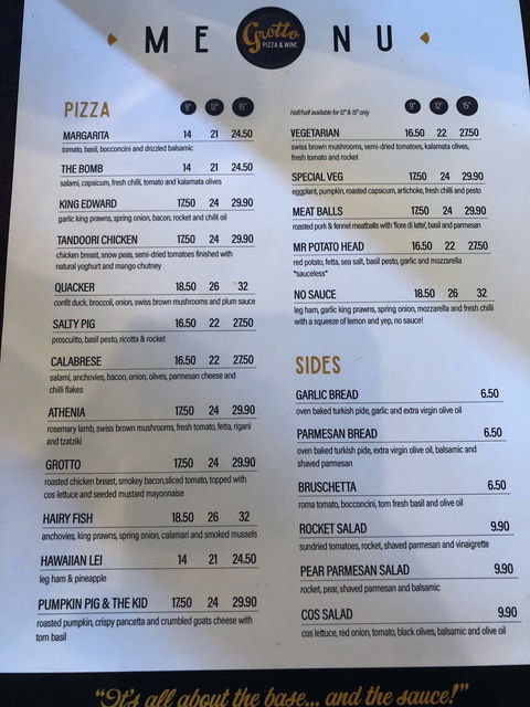 Grotto Pizza-teca - Mackay Tourism 8