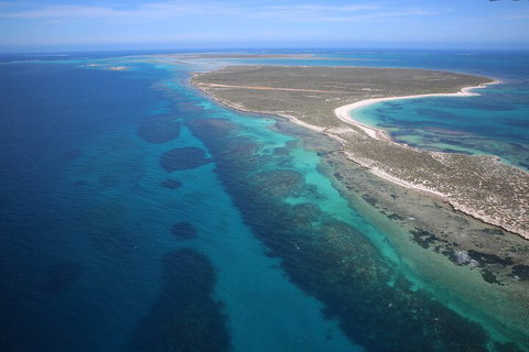 Pink Lake + Abrolhos Islands Scenic Flight - Mackay Tourism 0