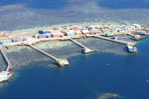 Pink Lake + Abrolhos Islands Scenic Flight - Mackay Tourism 1